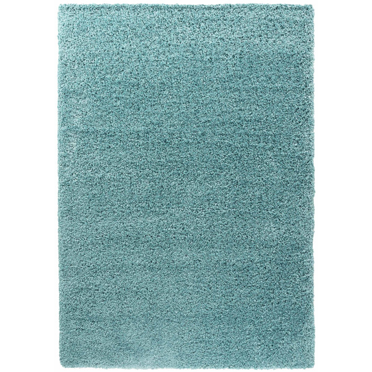 Hashtag Home Chanice Shaggy Duck Egg Blue Rug & Reviews Wayfair.ie